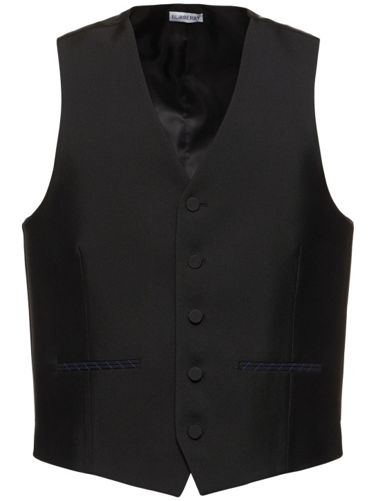 LuisaViaRoma BurberryGilet in lana e seta