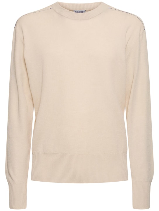 LuisaViaRoma BurberryMaglia girocollo in lana