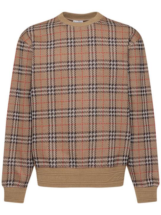 LuisaViaRoma BurberryMaglia in check jacquard
