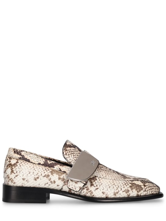 LuisaViaRoma BurberryMocassini MF Shield in pelle