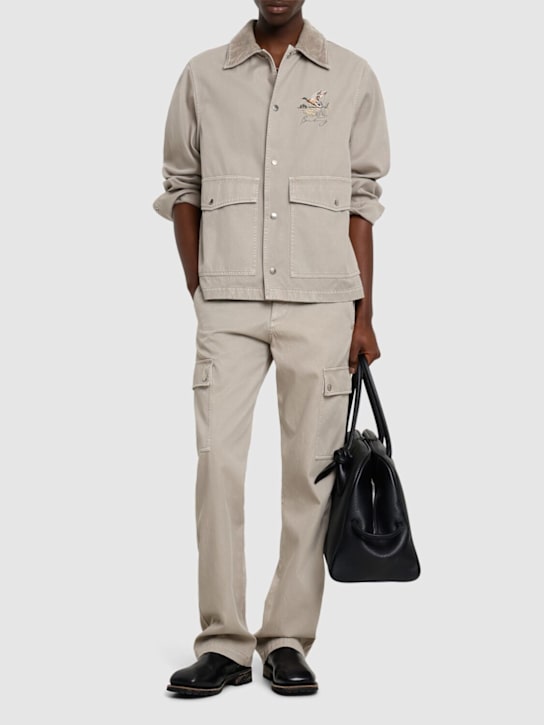 LuisaViaRoma BurberryPantaloni Cargo Tinti In Capo