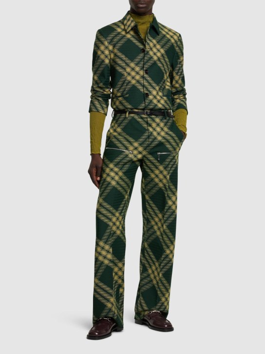 LuisaViaRoma BurberryPantaloni In Lana Check