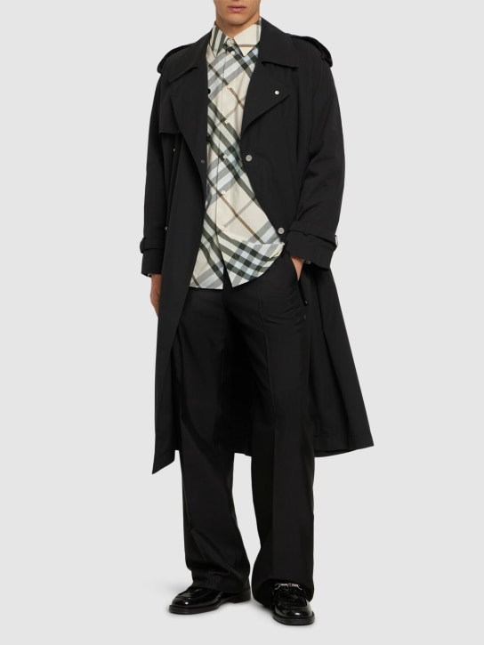 LuisaViaRoma BurberryPantaloni Tom In Lana E Seta