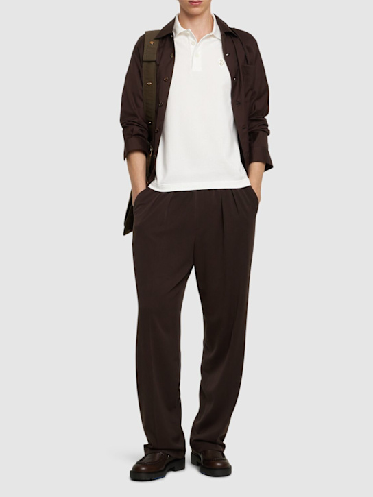 LuisaViaRoma BurberryPolo B-Shield Ricamata