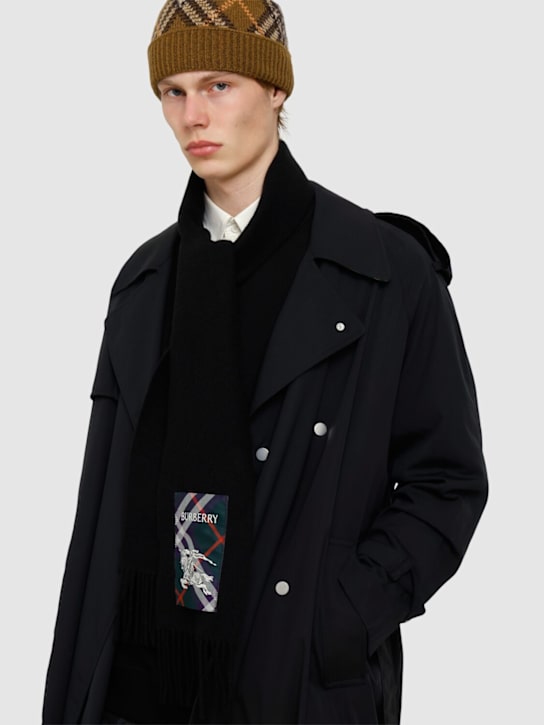 LuisaViaRoma BurberrySciarpa In Cashmere Con Logo