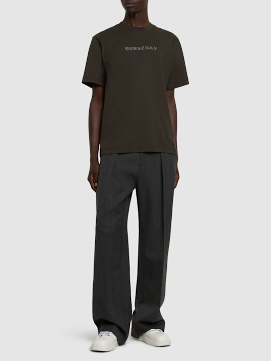 LuisaViaRoma BurberryT-shirt In Cotone Con Logo