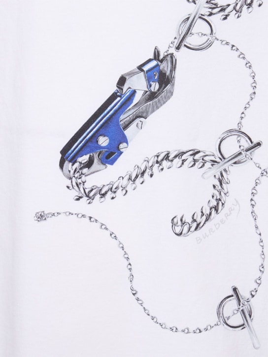 LuisaViaRoma BurberryT-shirt In Cotone Con Stampa