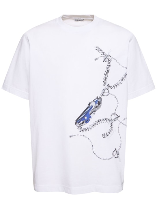 LuisaViaRoma BurberryT-shirt in cotone con stampa