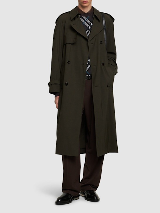 LuisaViaRoma BurberryTrench In Misto Lana