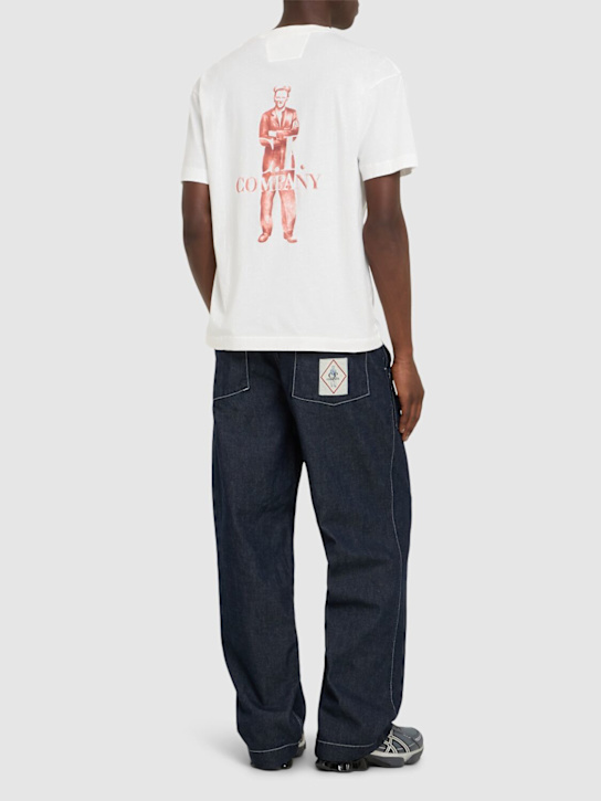 LuisaViaRoma C.P. Company30/1 Jersey Logo T-shirt