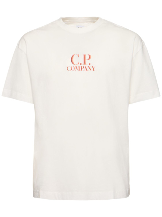 LuisaViaRoma C.P. Company30/1 jersey logo t-shirt