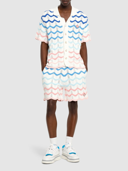 LuisaViaRoma CasablancaCamicia Wave In Cotone