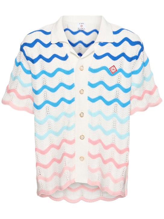 LuisaViaRoma CasablancaCamicia Wave in cotone