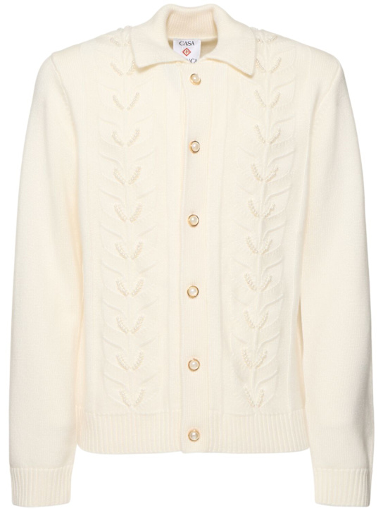 LuisaViaRoma CasablancaCardigan Laurel in lana