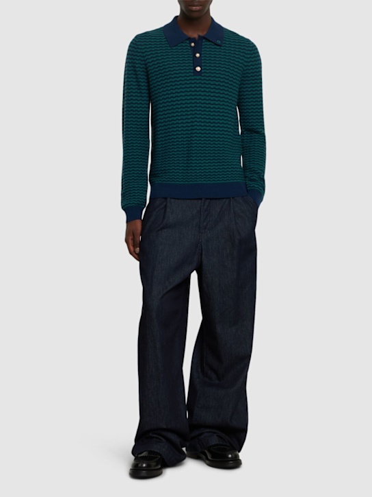 LuisaViaRoma CasablancaPolo Mini Wawe In Lana