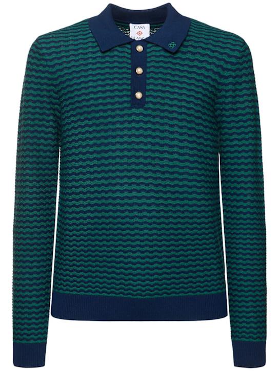LuisaViaRoma CasablancaPolo Mini Wawe in lana