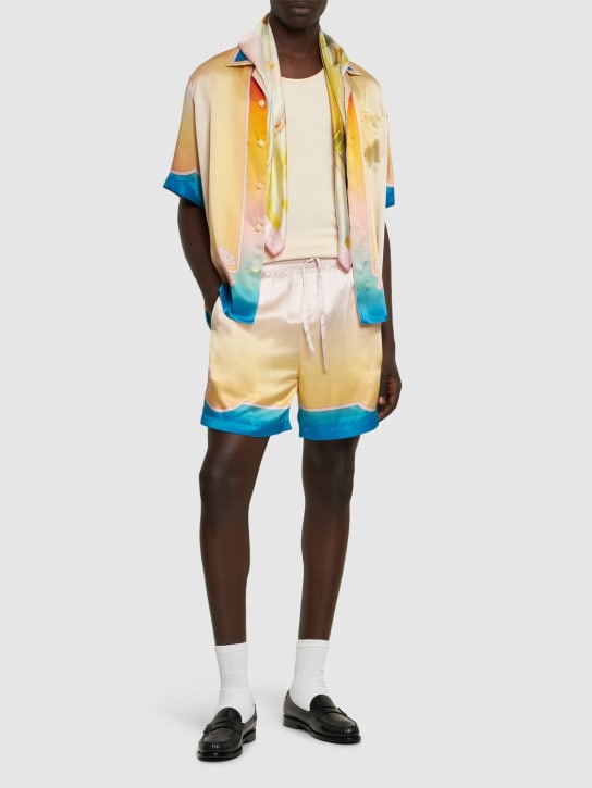 LuisaViaRoma CasablancaShorts In Seta Con Coulisse
