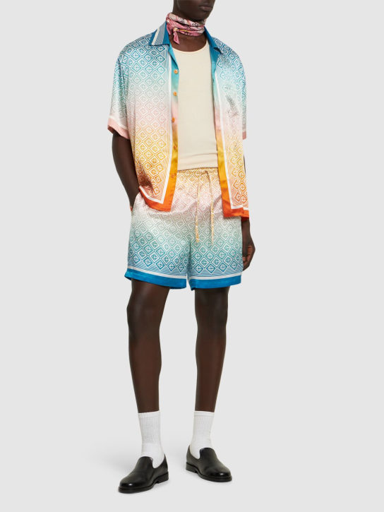 LuisaViaRoma CasablancaShorts In Seta Con Coulisse
