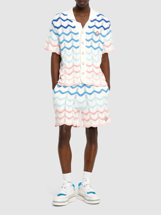 LuisaViaRoma CasablancaShorts Wave In Cotone