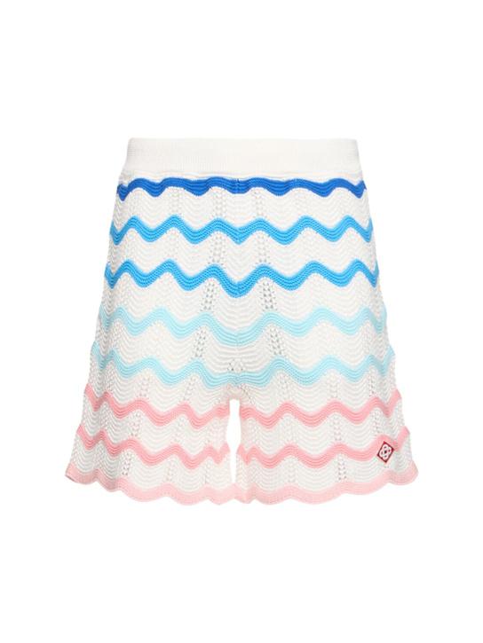 LuisaViaRoma CasablancaShorts Wave in cotone