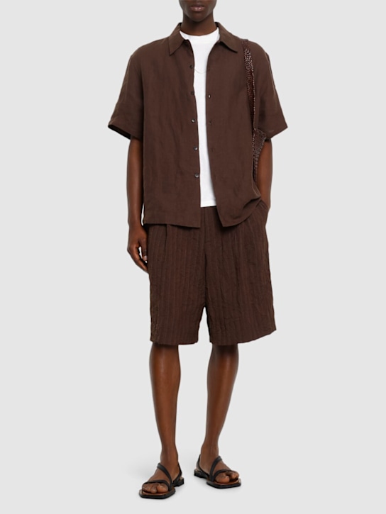 LuisaViaRoma CommasCamicia In Lino