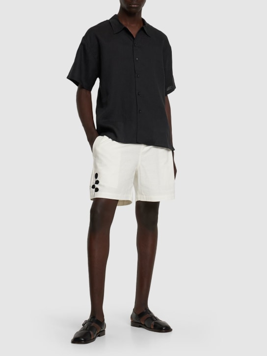 LuisaViaRoma CommasCamicia Oversize In Lino