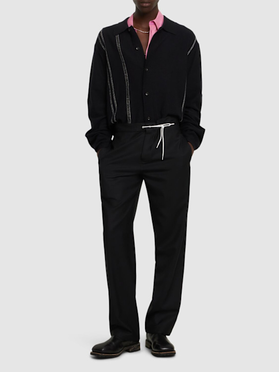 LuisaViaRoma CommasCardigan In Maglia A Righe