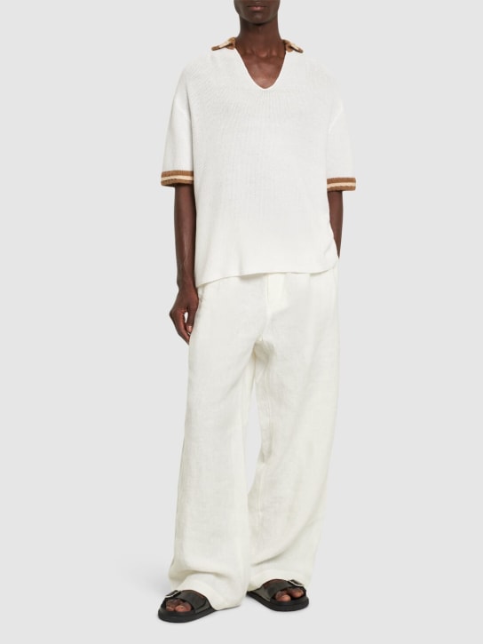 LuisaViaRoma CommasPolo Con Colletto Crochet