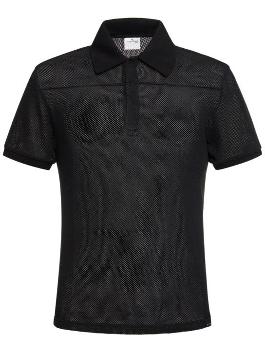 LuisaViaRoma CourrègesPolo in mesh con logo
