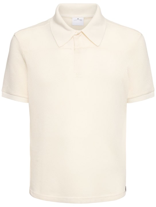 LuisaViaRoma CourrègesPolo in mesh con logo