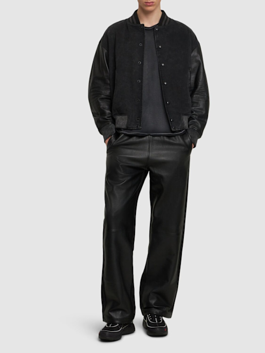 LuisaViaRoma DieselBomber L-Nyn In Pelle E Denim