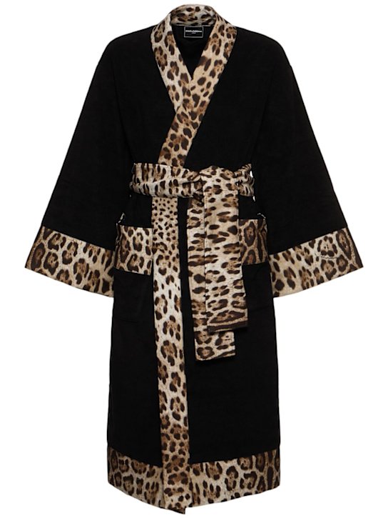 LuisaViaRoma Dolce&GabbanaAccappatoio Leopardo