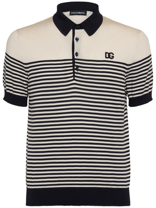 LuisaViaRoma Dolce&GabbanaPolo in maglia di seta
