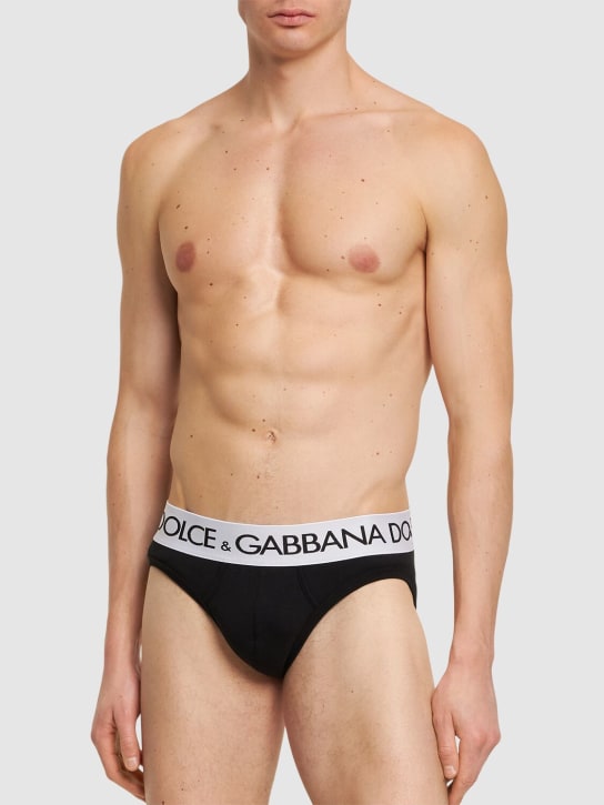 LuisaViaRoma Dolce&GabbanaSlip In Cotone Con Logo