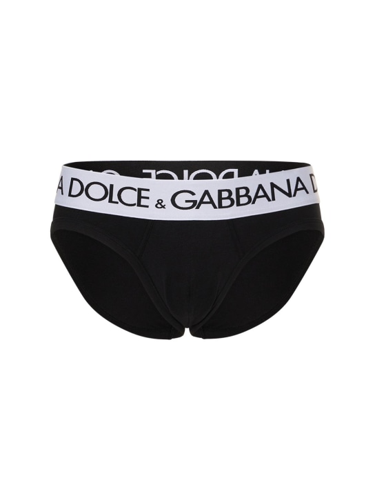 LuisaViaRoma Dolce&GabbanaSlip in cotone con logo