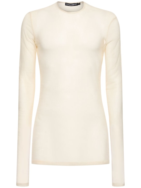 LuisaViaRoma Dolce&GabbanaT-shirt in tulle
