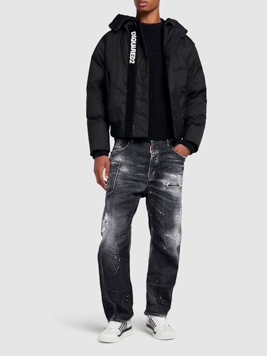 LuisaViaRoma Dsquared2Bomber In Techno Imbottito