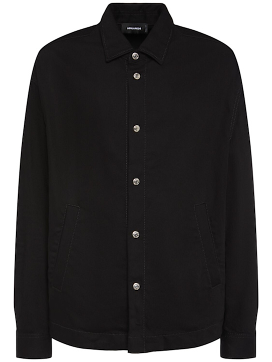 LuisaViaRoma Dsquared2Camicia Icon Black In Denim