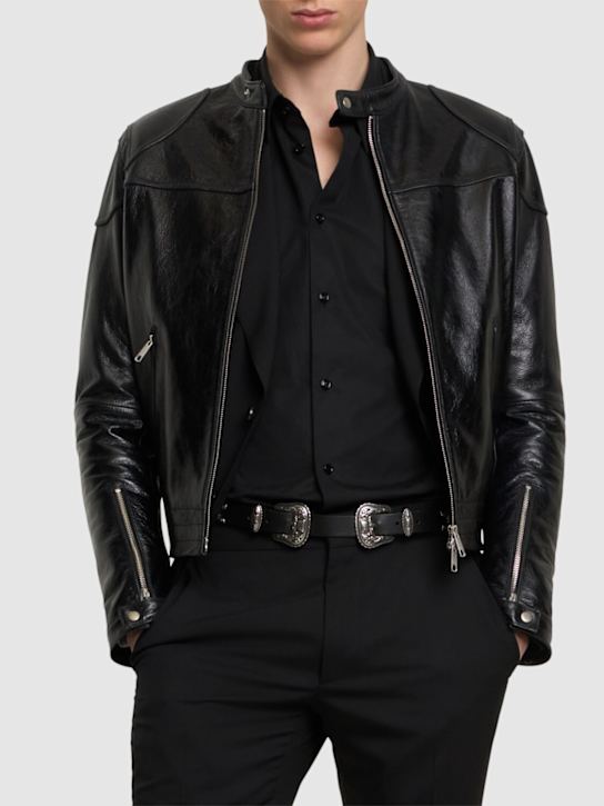 LuisaViaRoma Dsquared2Cintura In Pelle Con Fibbia