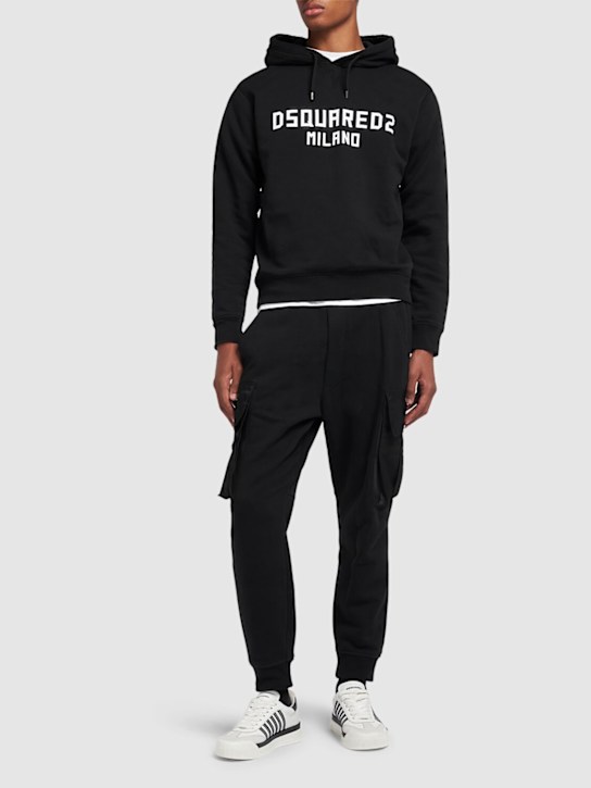 LuisaViaRoma Dsquared2Felpa Cool Fit Con Cappuccio