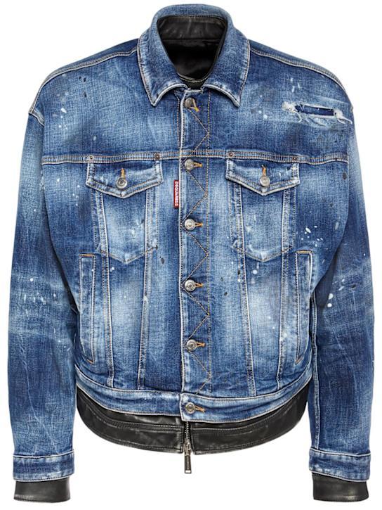 LuisaViaRoma Dsquared2Giacca Rider Dan in denim