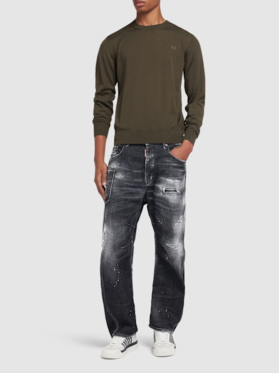 LuisaViaRoma Dsquared2Maglia A Girocollo In Lana