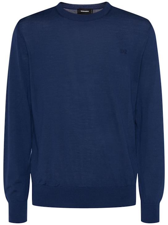 LuisaViaRoma Dsquared2Maglia a girocollo in lana