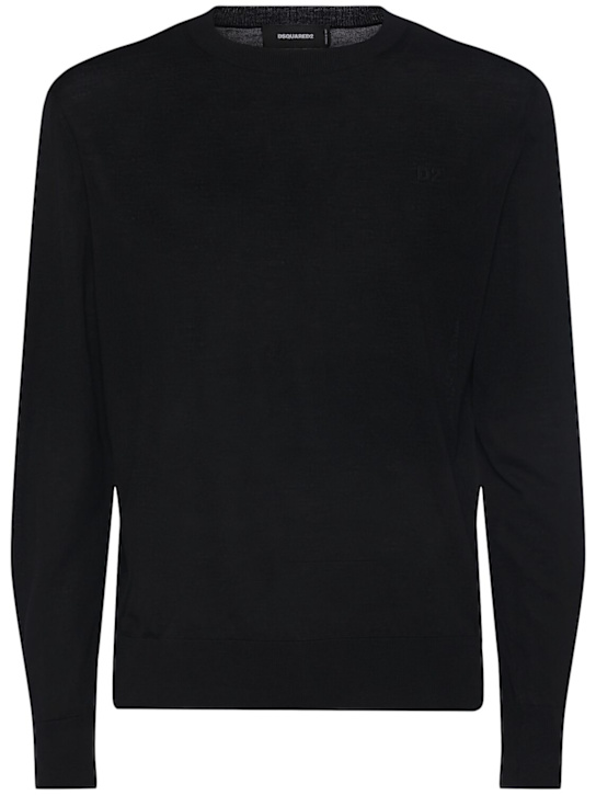 LuisaViaRoma Dsquared2Maglia a girocollo in lana