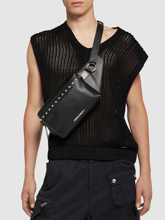 LuisaViaRoma Dsquared2Marsupio In Pelle