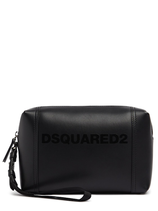 LuisaViaRoma Dsquared2Pochette in pelle con logo