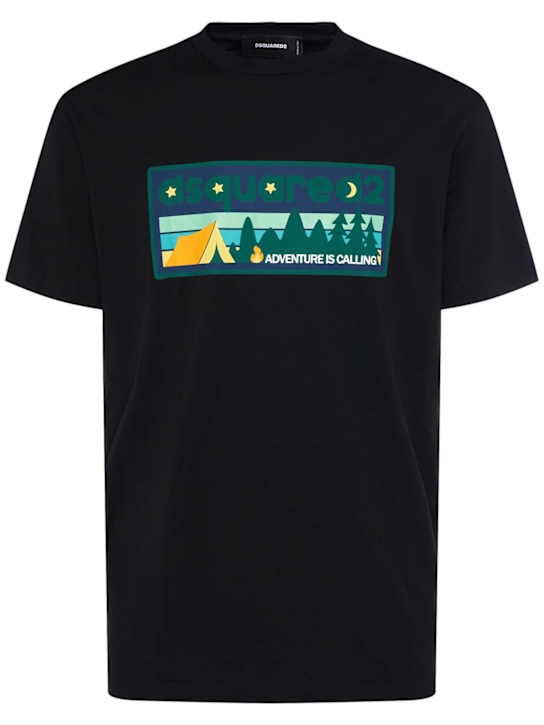 LuisaViaRoma Dsquared2T-shirt cool fit in cotone