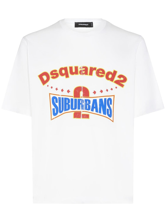 LuisaViaRoma Dsquared2T-shirt in cotone con logo