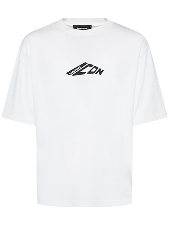 LuisaViaRoma Dsquared2T-shirt loose fit in cotone