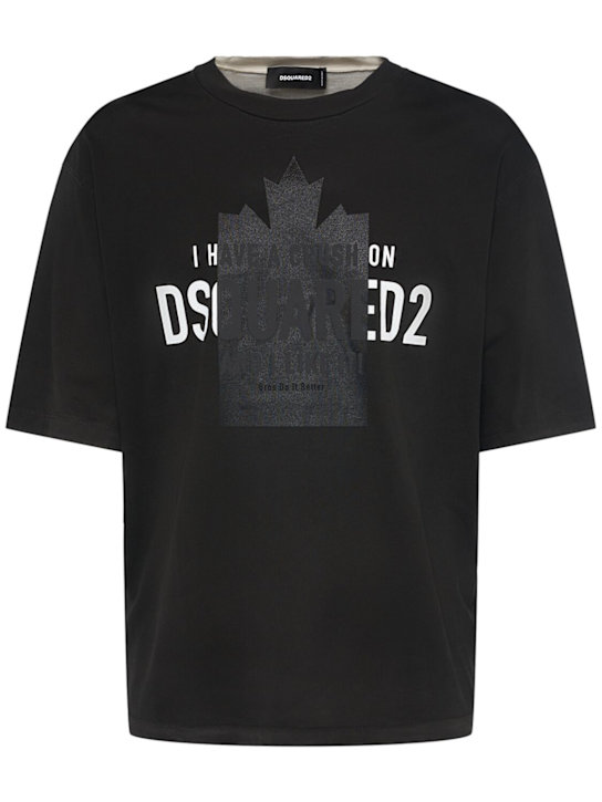 LuisaViaRoma Dsquared2T-shirt loose fit in cotone